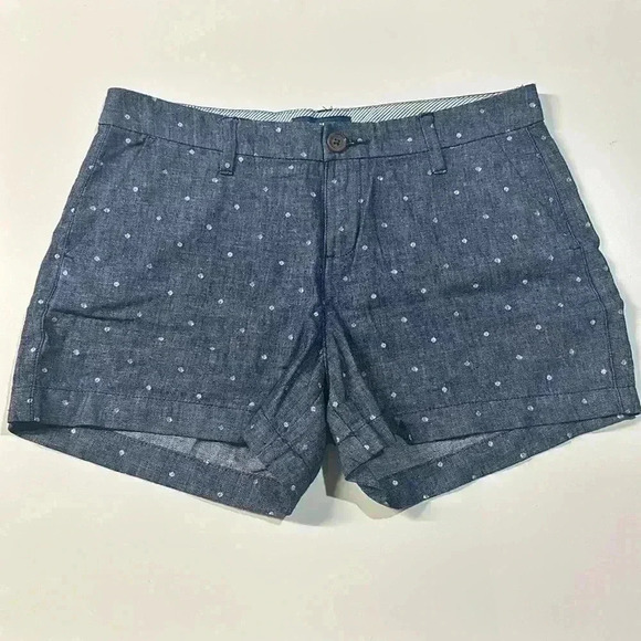 NWOT Women’s Old Navy Every Day Short, blue/white polka dots, Size 2 - Picture 1 of 2